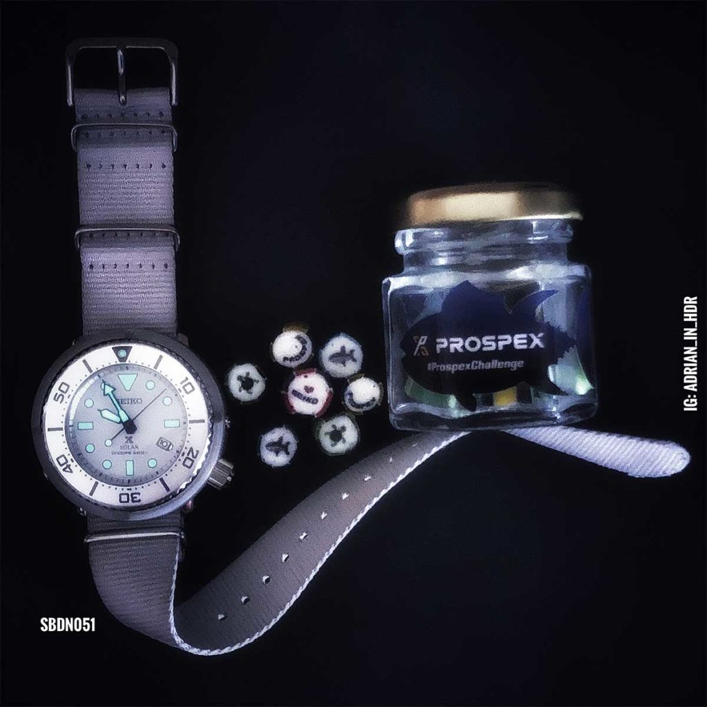 Seiko SBDN051: Diese nur in Japan veröffentlichte Exklusive Limited Edition Seiko White Baby Tuna ist eine der vielen Uhren, die iich n der Hour Boutique Singapore gekauft habe.