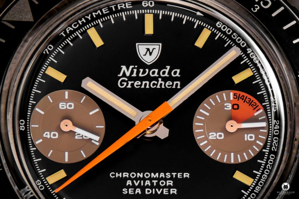 Nivada Grenchen Chronomaster Aviator Sea Diver Manual 86012M