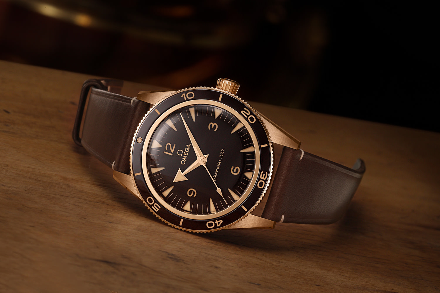 OMEGA SEAMASTER 300 Bronze Gold & Stainless Steel - VERY GREAT!