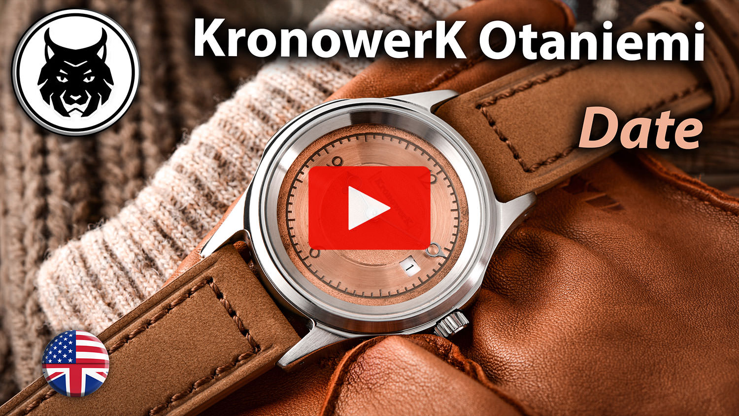 KronowerK Otaniemi Date bei Youtube! On the wrist, Details, Caseback, different straps, ...