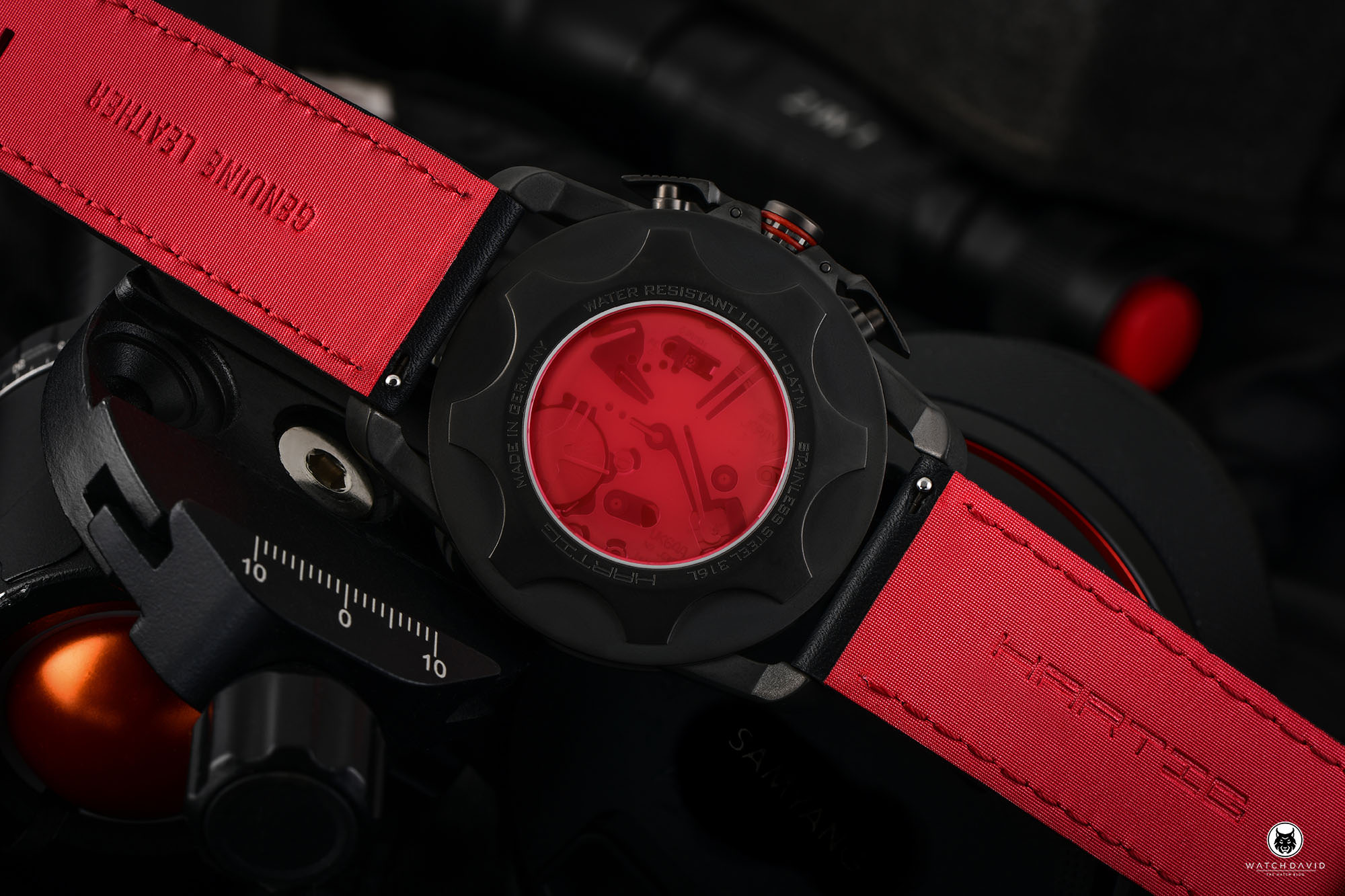 Hartig Timepieces AH005 Red Black
