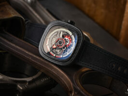SEVENFRIDAY Carbon PS3/02 Ruby